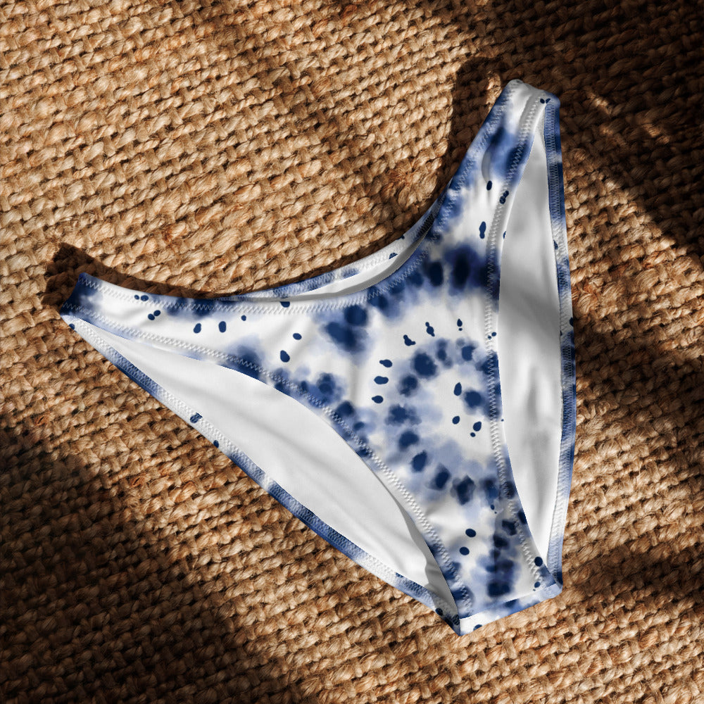 Esdushi Surf clothing - V-cut Bikini Bottom - Ocean Swirl - - 