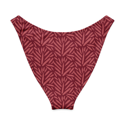 Esdushi Surf clothing - V-cut Bikini Bottom - Palm Passion - - 