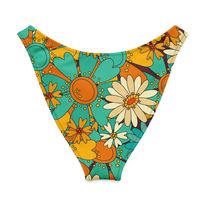 Esdushi Surf clothing - V-cut Bikini Bottom - Paradise Madness - - 