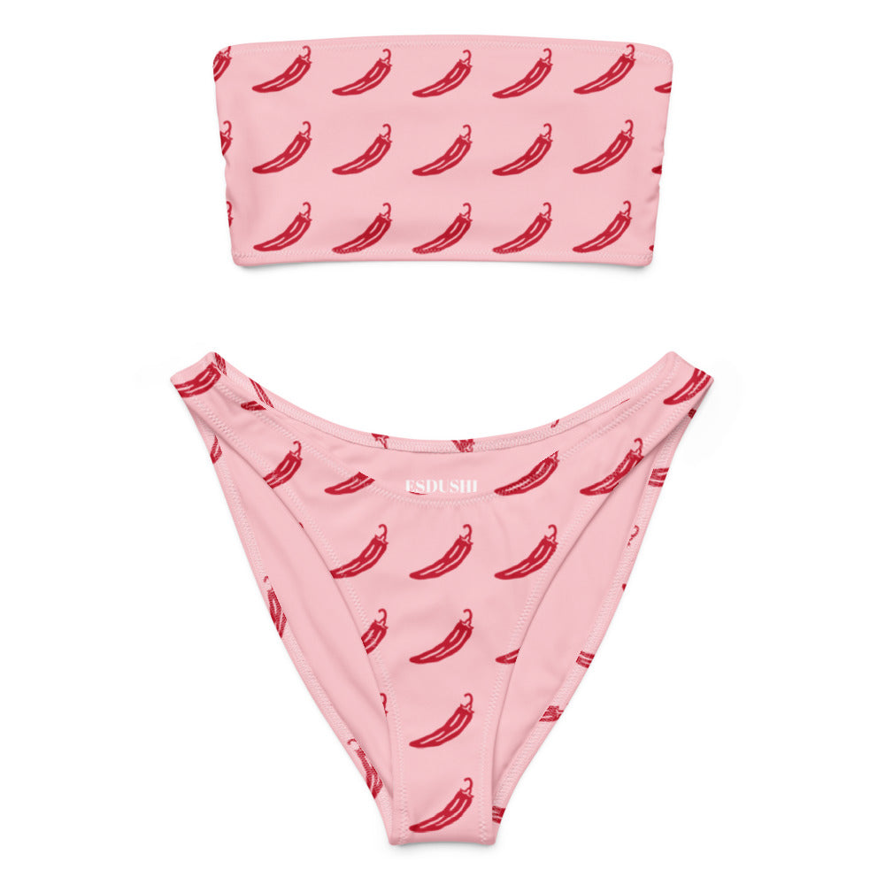 Esdushi Surf clothing - V-cut Bikini Bottom - Sweet & Spicy - 2XS - 