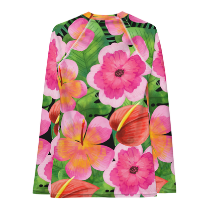 Esdushi Surf clothing - Women's Surf Rashguard - Bonita Botánica - - 