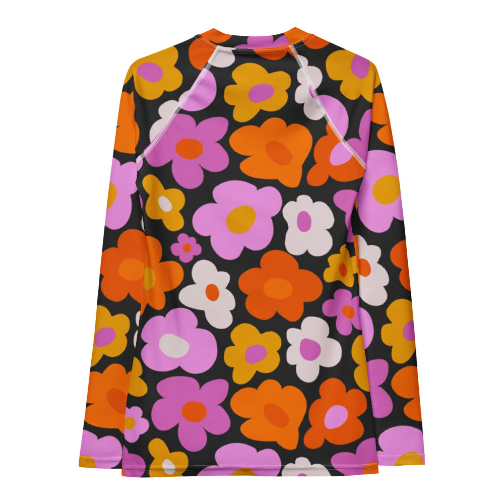 Esdushi Surf clothing - Women's Surf Rashguard - Botanical Bloom - - 