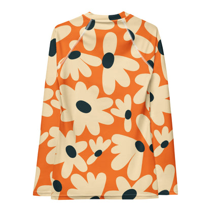 Esdushi Surf clothing - Women's Surf Rashguard - Daisy Dream - - 