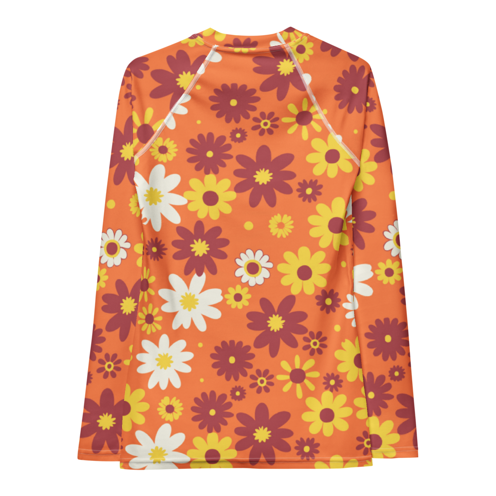 Esdushi Surf clothing - Women's Surf Rashguard - Golden Honey - - 