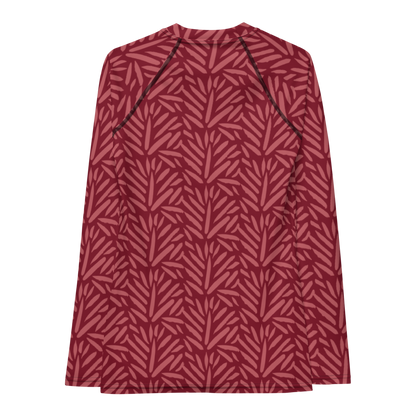 Esdushi Surf clothing - Women's Surf Rashguard - Palm Passion - - 