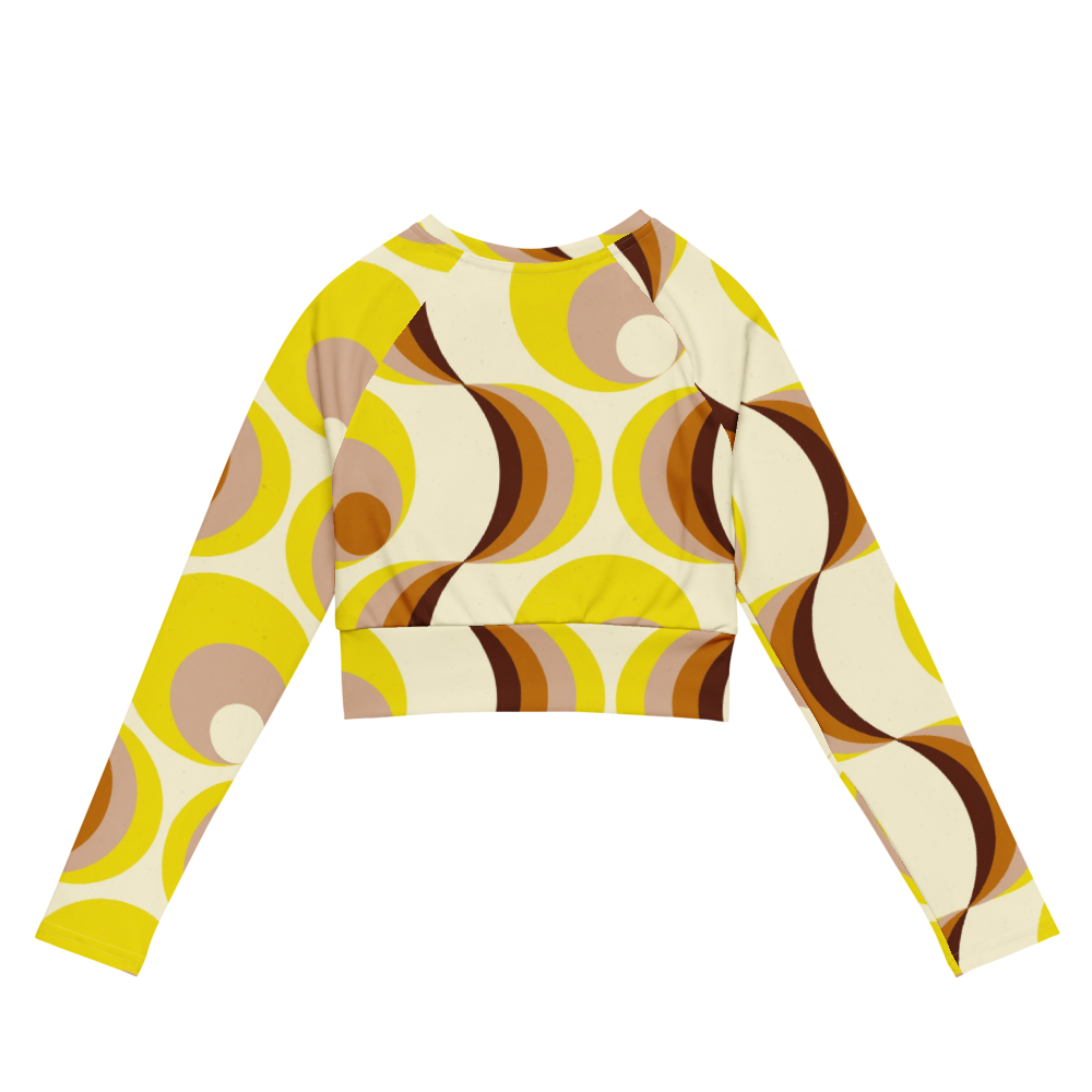 Esdushi Surf clothing - Women's Surf Rashguard - Retro Riptide - - 