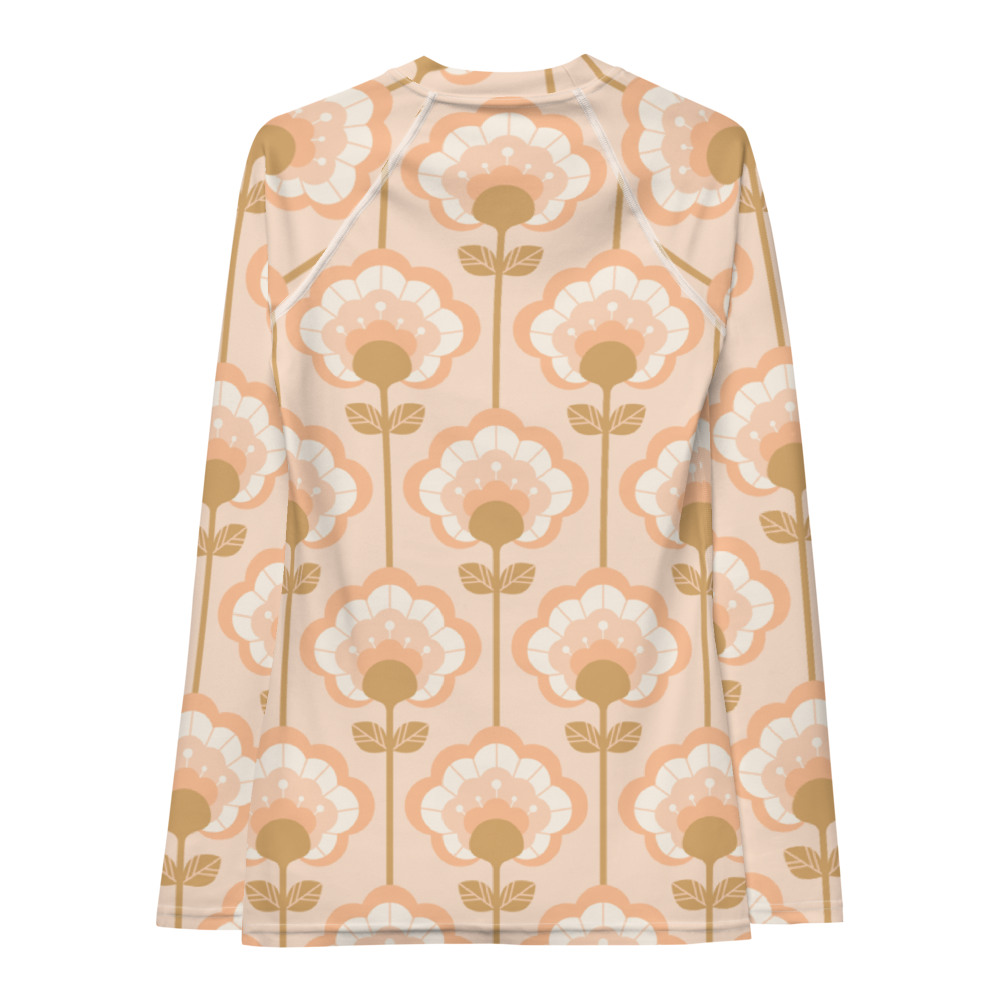 Esdushi Surf clothing - Women's Surf Rashguard - Sandy Shells - - 