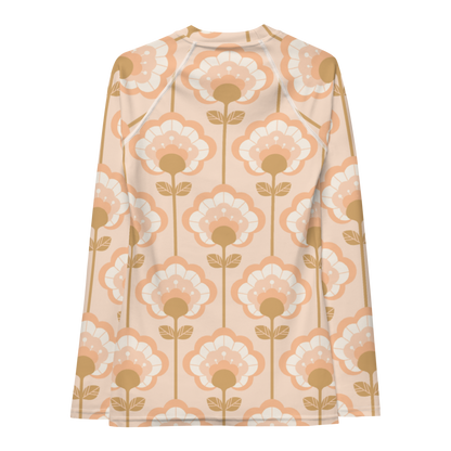 Esdushi Surf clothing - Women's Surf Rashguard - Sandy Shells - - 