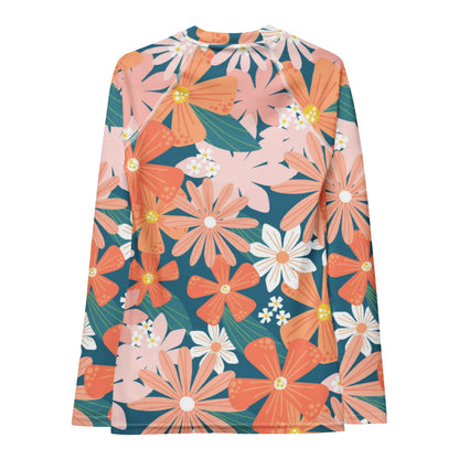 Esdushi Surf clothing - Women's Surf Rashguard - Seaside Samba - - 