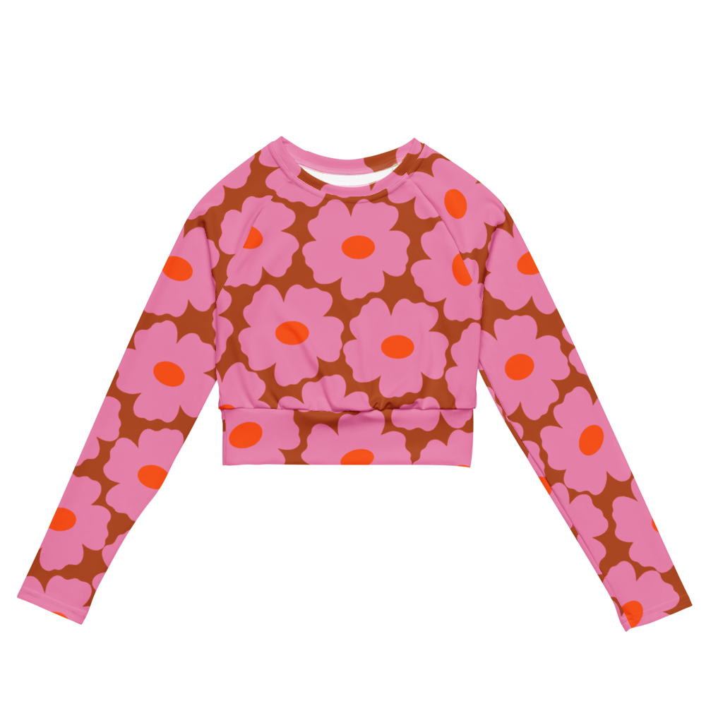 Esdushi Surf clothing - Women's Surf Rashguard - Sunkissed Soul - XS - Crop top