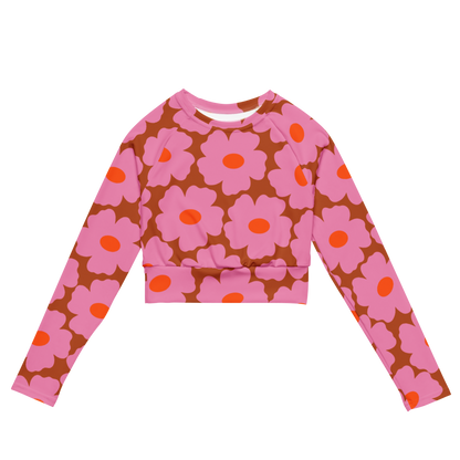 Esdushi Surf clothing - Women's Surf Rashguard - Sunkissed Soul - XS - Crop top