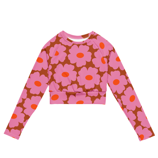 Esdushi Surf clothing - Women's Surf Rashguard - Sunkissed Soul - XS - Crop top