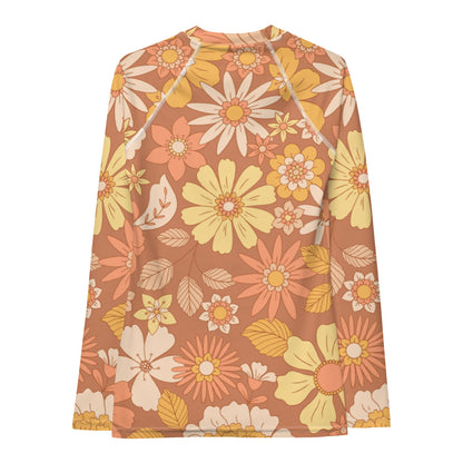 Esdushi Surf clothing - Women's Surf Rashguard - Sunset Glow - - 