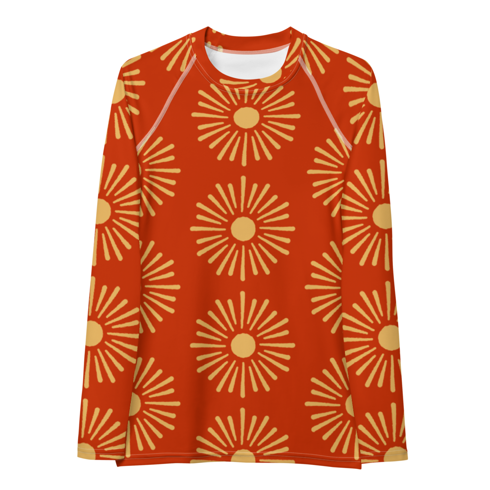 Esdushi Surf clothing - Women's Surf Rashguard - Sunset Session - XS - Long