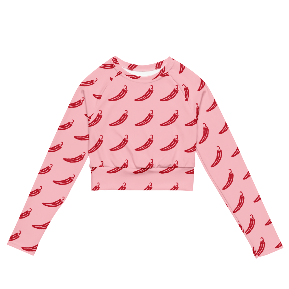 Esdushi Surf clothing - Women's Surf Rashguard - Sweet & Spicy - XS - Crop top