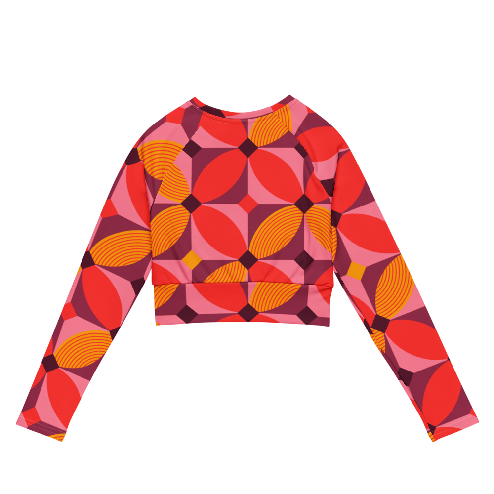 Esdushi Surf clothing - Women's Surf Rashguard - Tropical Tango - - 