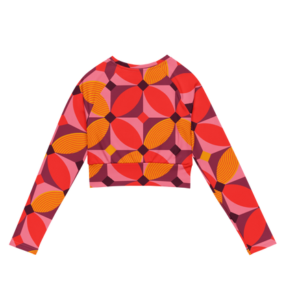 Esdushi Surf clothing - Women's Surf Rashguard - Tropical Tango - - 