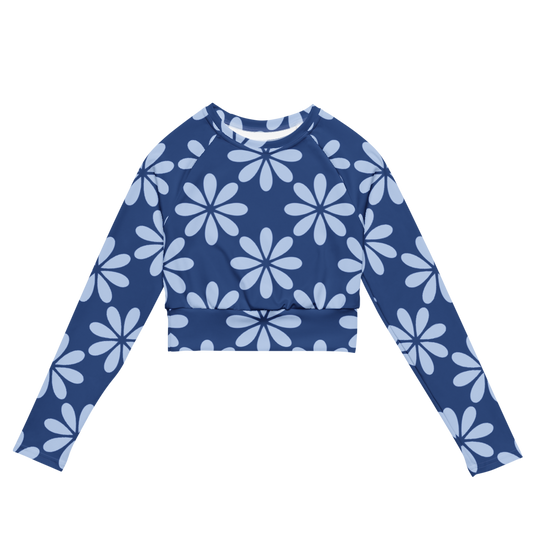 Esdushi Surf clothing - Women's Surf Rashguard - Wavy Baby - XS - Crop top