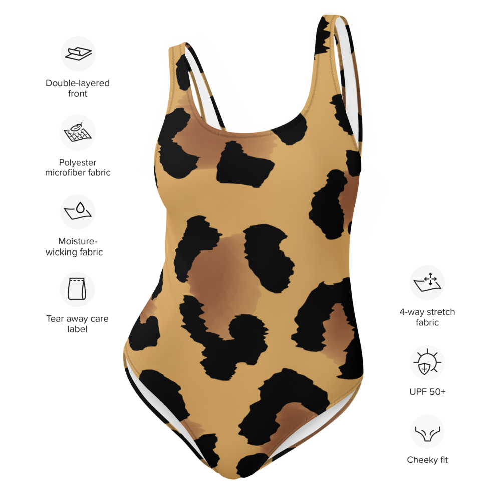 Swimsuit - Leopard Wave - Esdushi