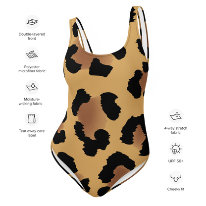 Swimsuit - Leopard Wave - Esdushi