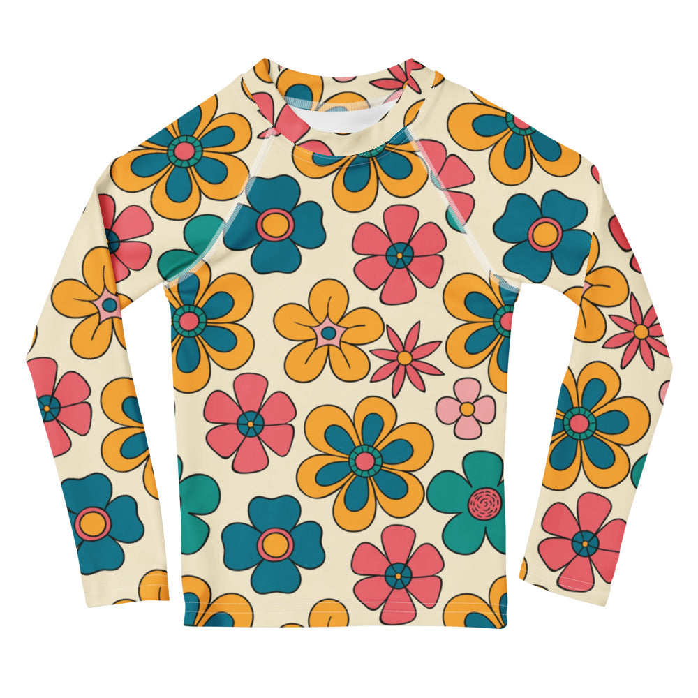 Kids - Girls Surf Rashguard - Funky Fins - Esdushi