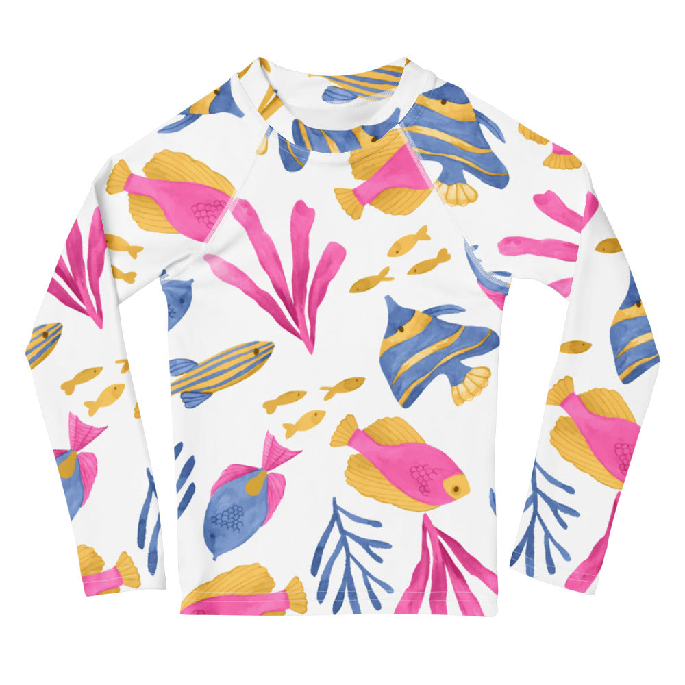 Kids - Girls Surf Rashguard - Mermaid Magic - Esdushi