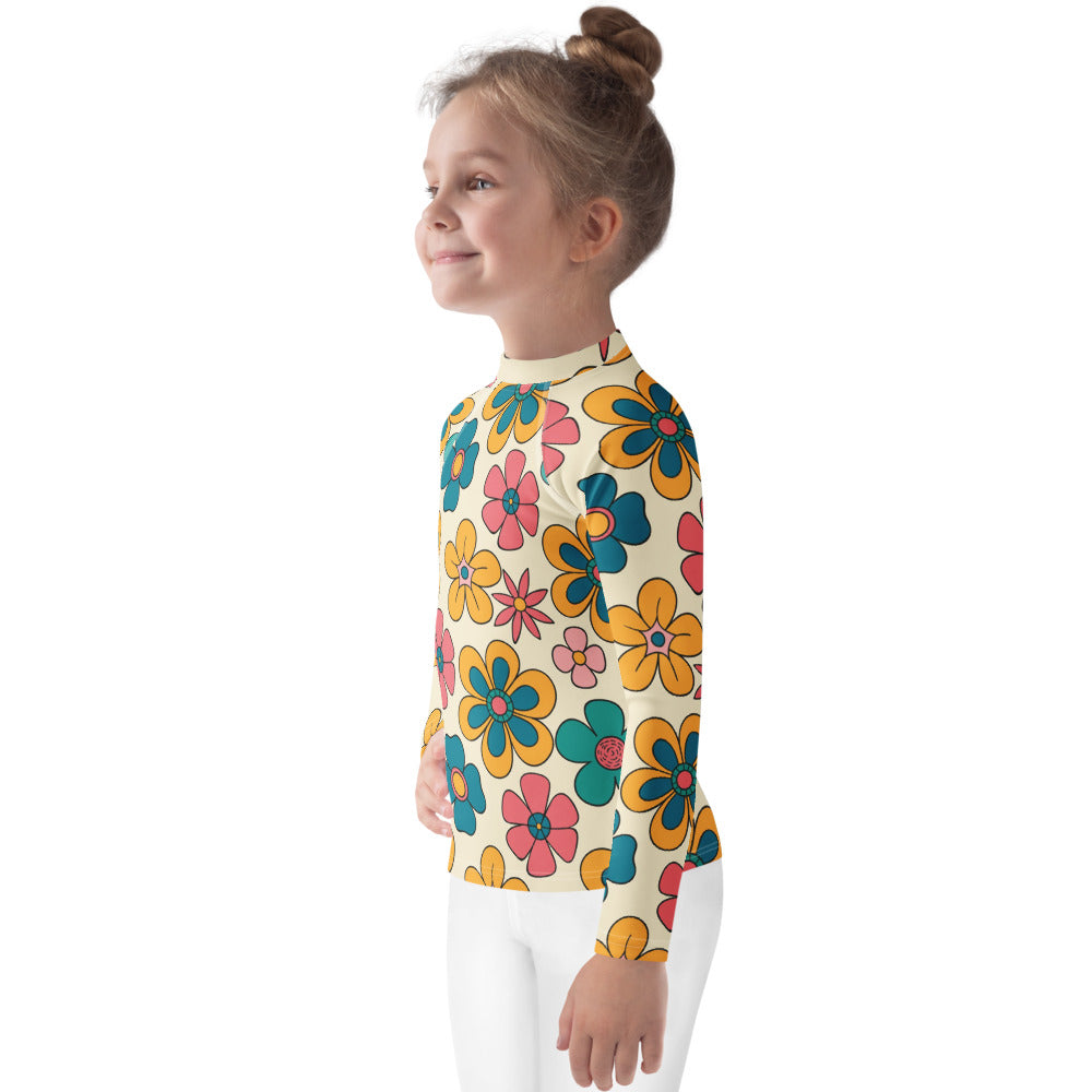 Kids - Girls Surf Rashguard - Funky Fins - Esdushi