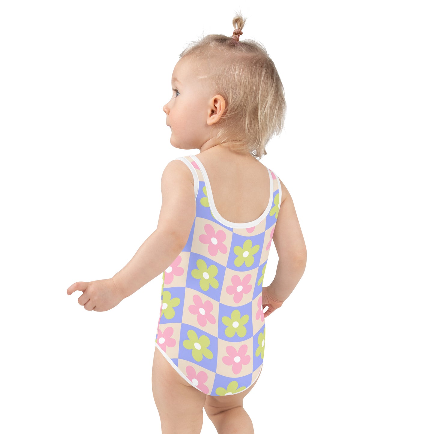 Kids Swimsuit - Groovy Gardenia - Esdushi