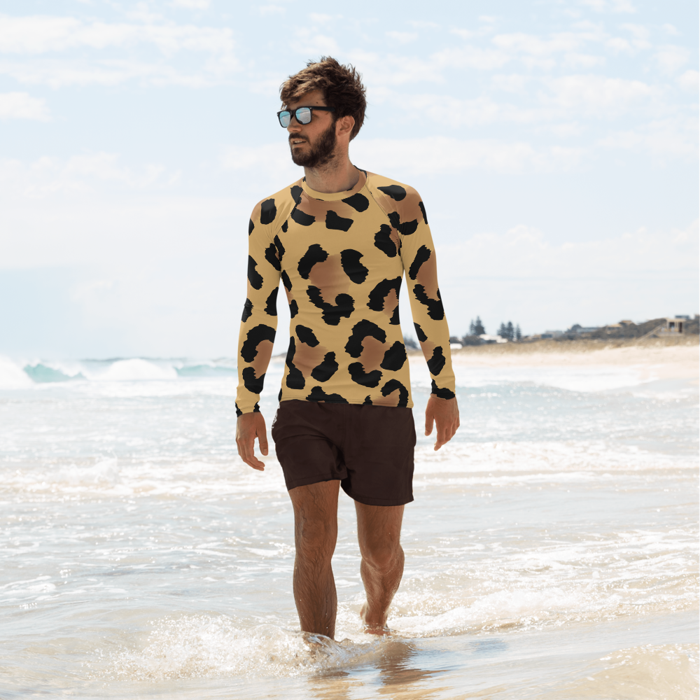 Men's Rash Guard - Leopard Wave - Esdushi