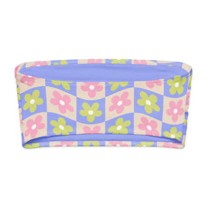 Bandeau Bikini Top - Groovy Gardenia