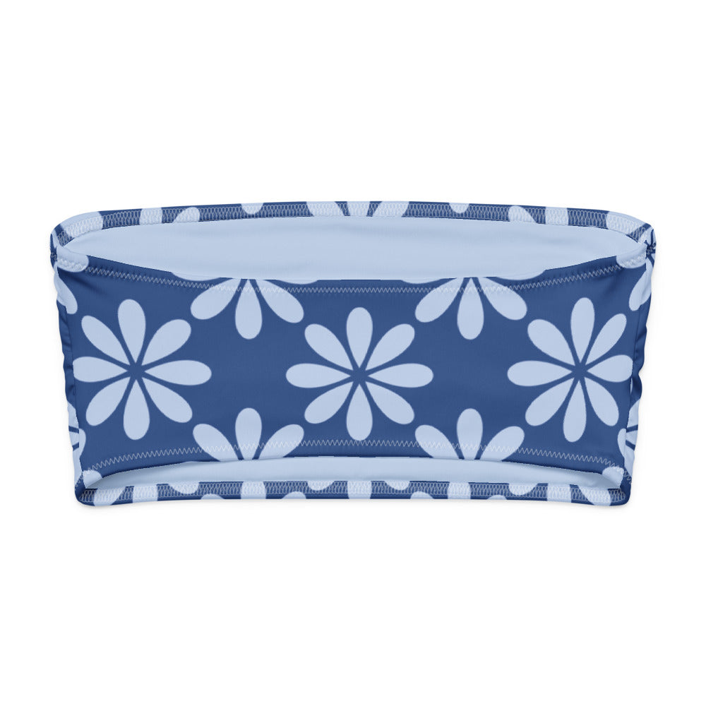 Bandeau Bikini Top - Wavy Baby