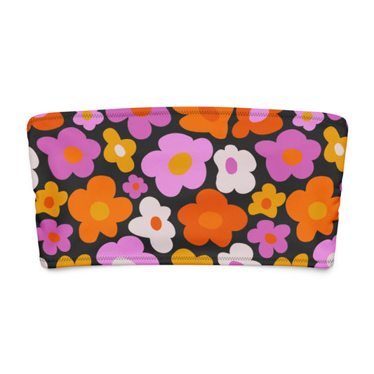 Bandeau Bikini Top - Botanical Bloom