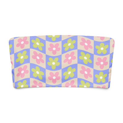 Bandeau Bikini Top - Groovy Gardenia