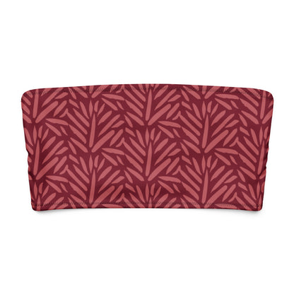 Bandeau Bikini Top - Palm Passion