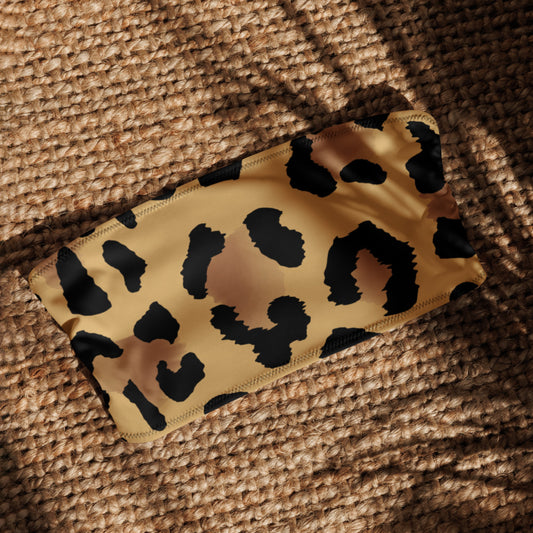 Bandeau Bikini Top - Leopard Wave