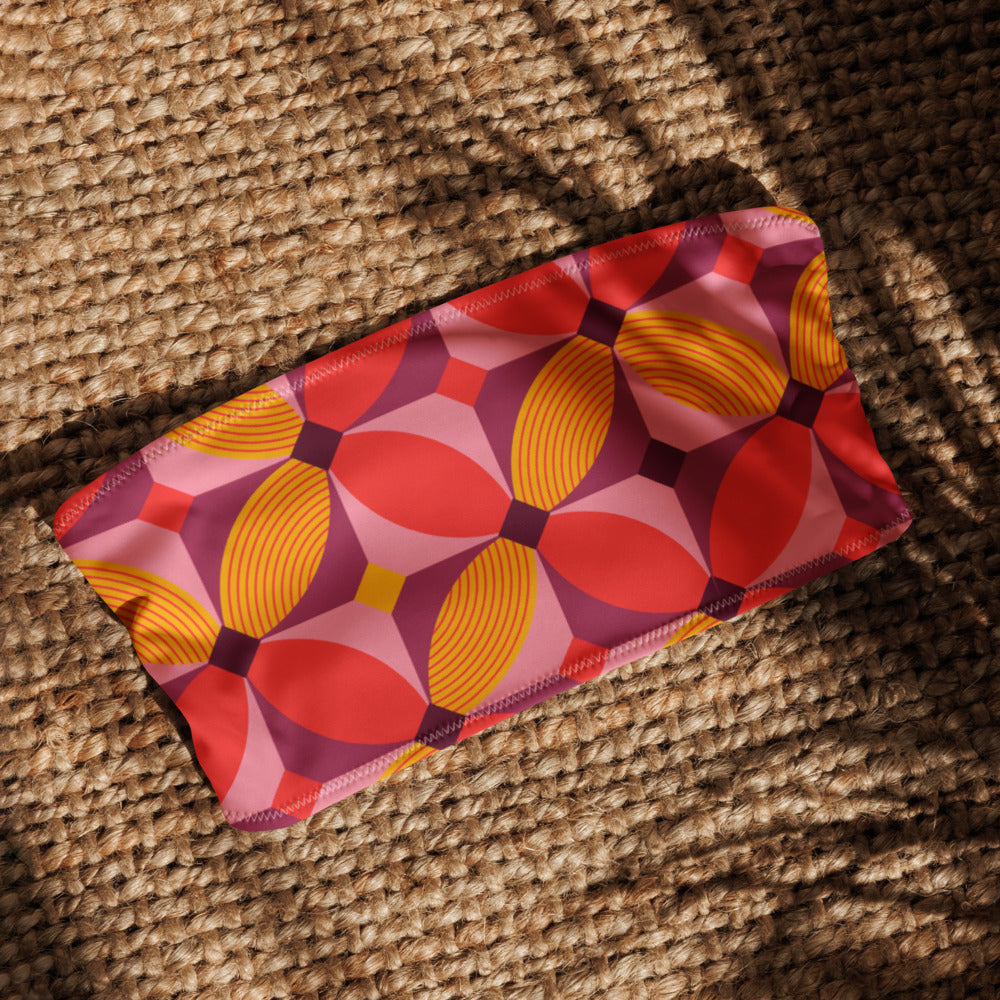 Bandeau Bikini Top - Tropical Tango