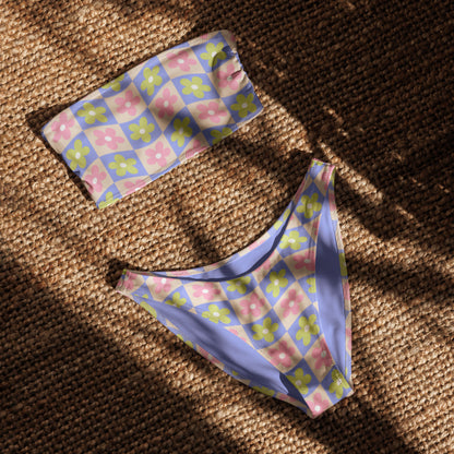 V-cut Bikini Bottom - Groovy Gardenia