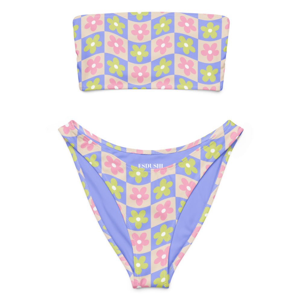 V-cut Bikini Bottom - Groovy Gardenia