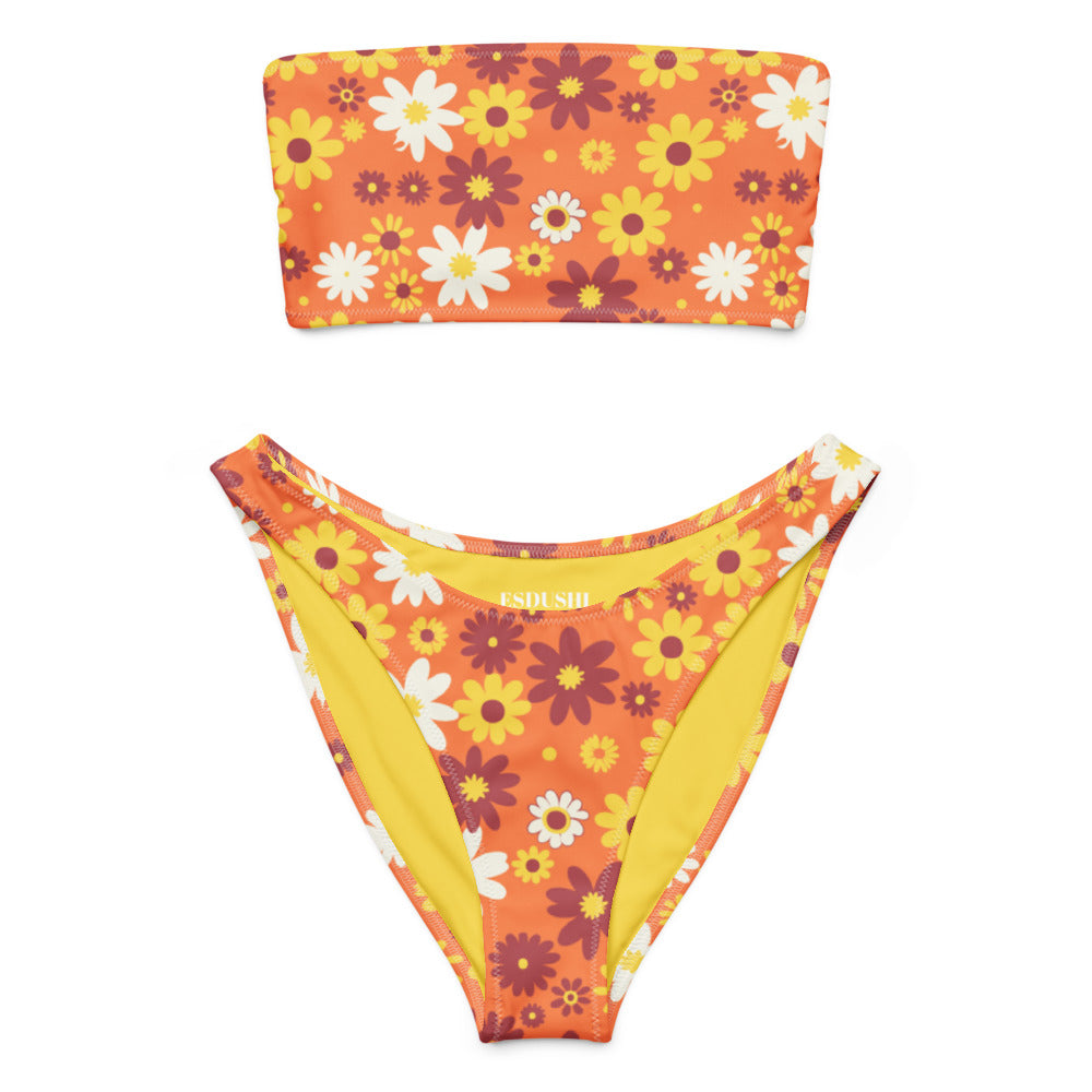 Bas de bikini décolleté en V - Golden Honey 