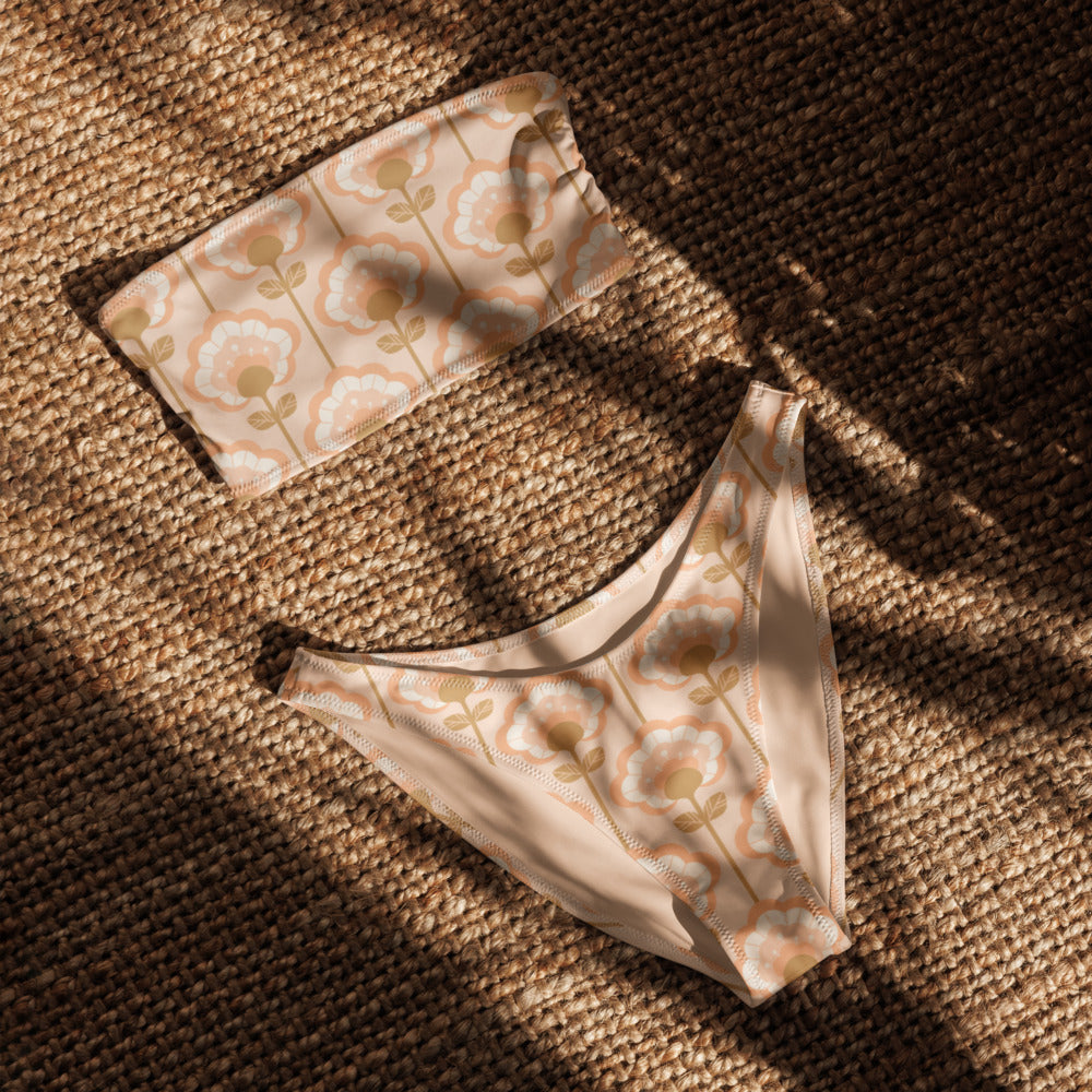 V-cut Bikini Bottom - Sandy Shells