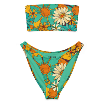 Bandeau Bikini Top - Paradise Madness