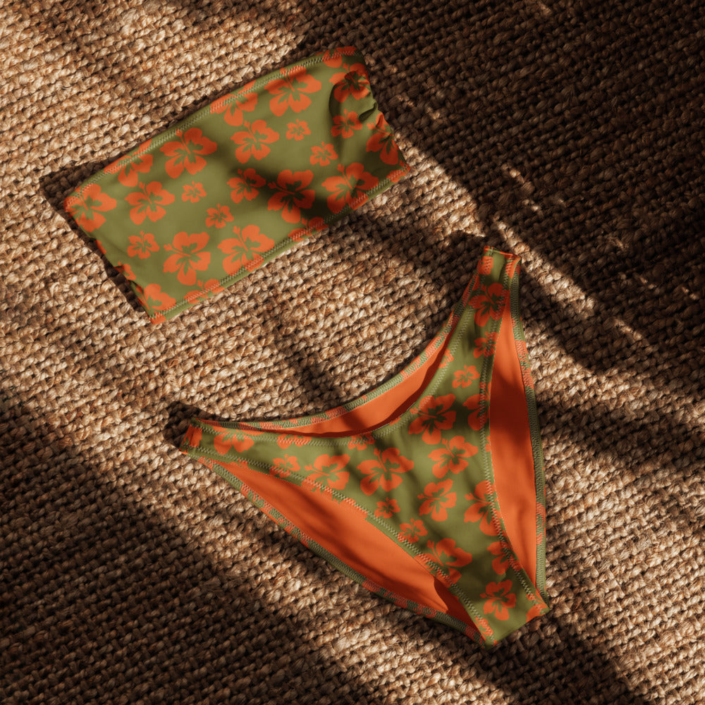 V-cut Bikini Bottom - Hula Heat