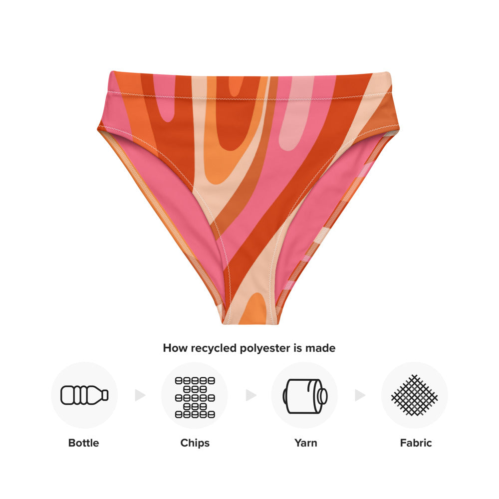 Braguita de bikini de surf - Radiante estilo retro