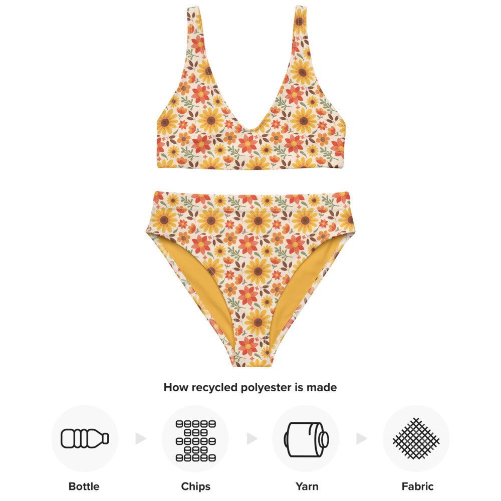 Surf Bikini Top - Sunflower Siesta