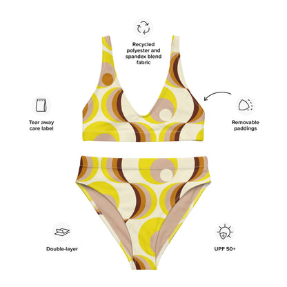 Surf Bikini Bottom - Retro Riptide