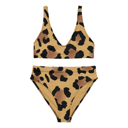 Bikini de surf - Ola de leopardo