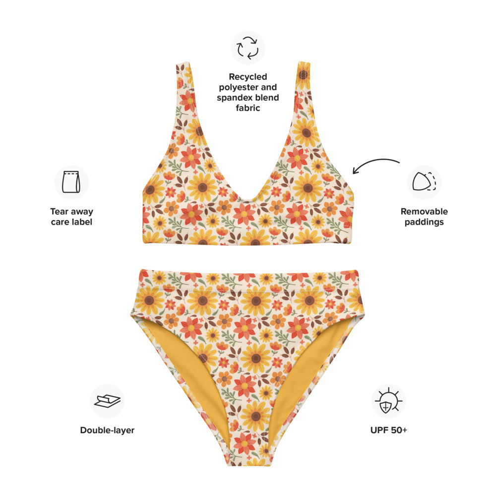 Surf Bikini Top - Sunflower Siesta