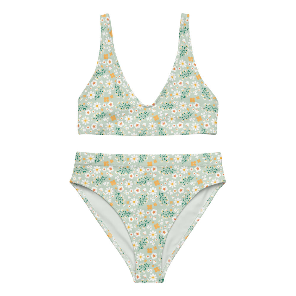 Surf Bikini Top - Flores Esmeralda