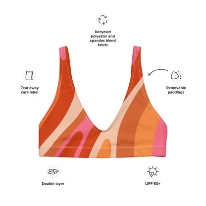 Surf Bikini Top - Radiant Retro