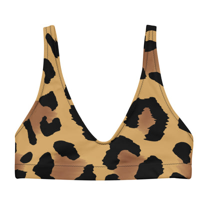 Surf Bikini Top - Leopard Wave